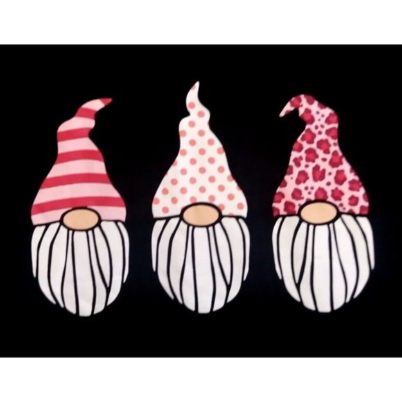 Gnome Elf Dwarf T-Shirt Women's Size M Instant Message Brand Black Short Sleeve - Picture 2 of 7